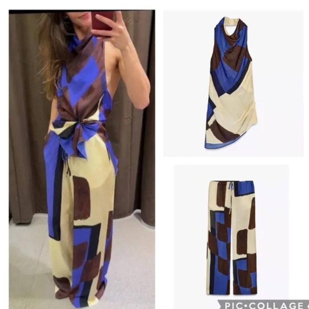 Zara Geometric Set